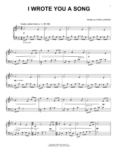 I Wrote You A Song (Download) 