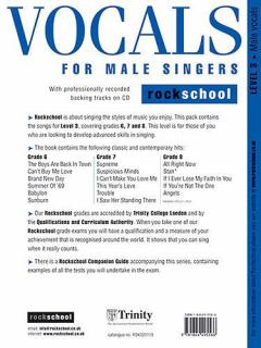Rockschool Vocals For Male Singers: Level 3 