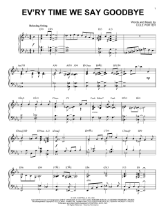 Ev'ry Time We Say Goodbye [Jazz version] von Stan Kenton (Download) 