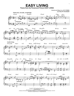 Easy Living [Jazz version] von Billie Holiday (Download) 