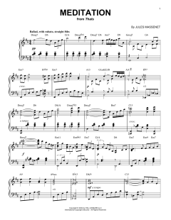 Meditation [Jazz version] von Jules Massenet (Download) 