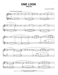 One Look (Reprise) von Alexis Ffrench (Download) 