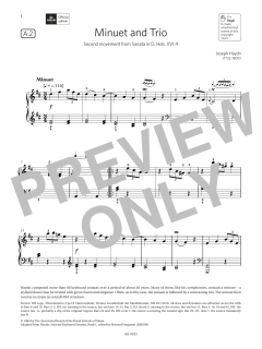 Minuet and Trio (Grade 5, list A2, from the ABRSM Piano Syllabus 2023 & 2024) (Download) 