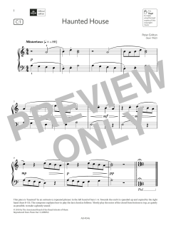 Haunted House (Grade Initial, list C1, from the ABRSM Piano Syllabus 2023 & 2024) (Download) 