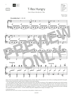 T-Rex Hungry (Grade 3, list C1, from the ABRSM Piano Syllabus 2023 & 2024) (Download) 