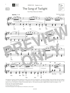 The Song of Twilight (Grade 3, list B3, from the ABRSM Piano Syllabus 2023 & 2024) (Download) 