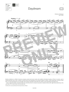 Daydream (Grade 2, list C3, from the ABRSM Piano Syllabus 2023 & 2024) (Download) 