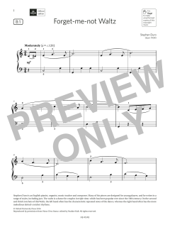 Forget-me-not Waltz (Grade 2, list B1, from the ABRSM Piano Syllabus 2023 & 2024) (Download) 