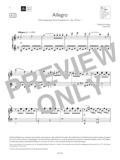 Allegro (Grade 6, list A3, from the ABRSM Piano Syllabus 2023 & 2024) (Download) 