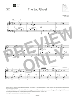 The Sad Ghost (Grade 3, list B1, from the ABRSM Piano Syllabus 2023 & 2024) (Download) 
