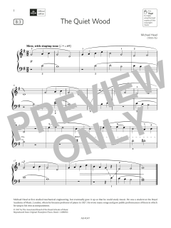 The Quiet Wood (Grade 1, list B3, from the ABRSM Piano Syllabus 2023 & 2024) (Download) 