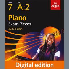 Allegretto (Grade 7, list A2, from the ABRSM Piano Syllabus 2023 & 2024) (Download) 