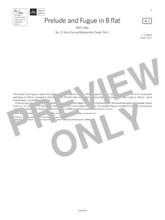 Prelude and Fugue in B flat (Download) 