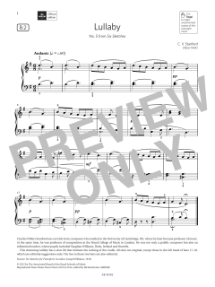 Lullaby (Grade 2, list B2, from the ABRSM Piano Syllabus 2023 & 2024) (Download) 