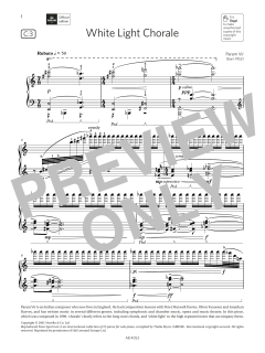 White Light Chorale (Grade 7, list C3, from the ABRSM Piano Syllabus 2023 & 2024) (Download) 