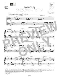 Jester's Jig (Grade 5, list A3, from the ABRSM Piano Syllabus 2023 & 2024) (Download) 