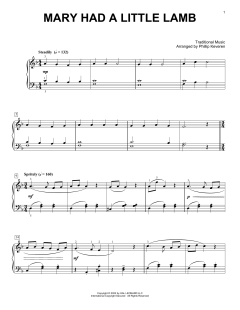 Mary Had A Little Lamb von Traditional (Download) 