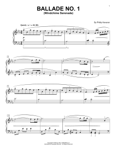 Ballade No. 1 (Windchime Serenade) (Download) 