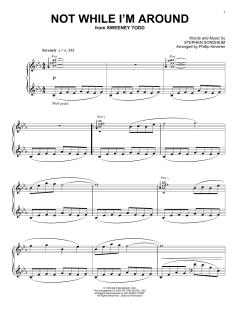 Not While I'm Around von Stephen Sondheim (Download) 