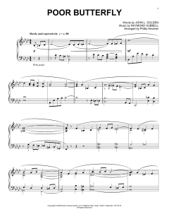 Poor Butterfly von Raymond Hubbell (Download) 