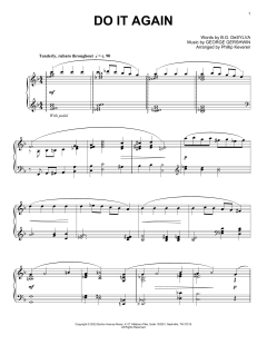 Do It Again von George Gershwin (Download) 