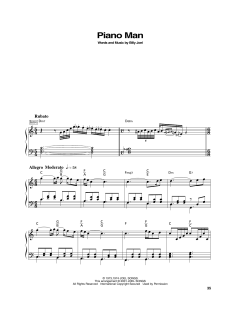 Piano Man von Billy Joel (Download) 