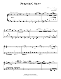 Rondo In C Major, Op. 51, No. 1 (Download) 