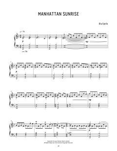 Manhattan Sunrise von Ola Gjeilo (Download) 