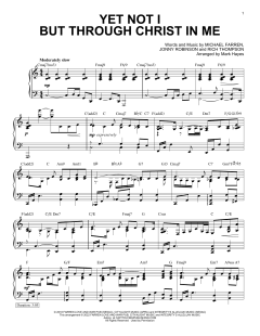 Yet Not I But Through Christ In Me von Rich Thompson (Download) 