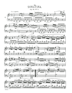 Sonatina In F Major, Op. 36, No. 4 (Download) 