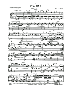 Sonatina In C Major, Op. 20, No. 1 (Download) 