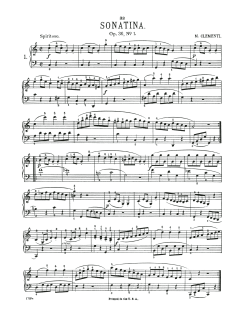 Sonatina In C Major, Op. 36, No. 1 (Download) 