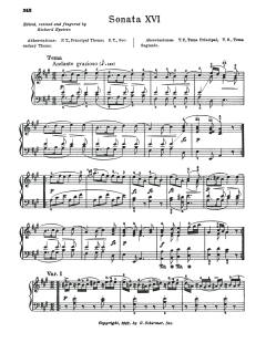 Sonata In A Major, K. 331 von Wolfgang Amadeus Mozart (Download) 