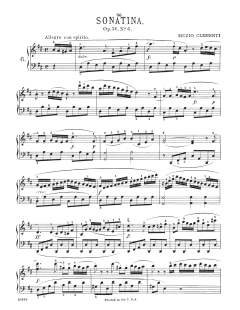 Sonatina In D Major, Op. 36, No. 6 (Download) 