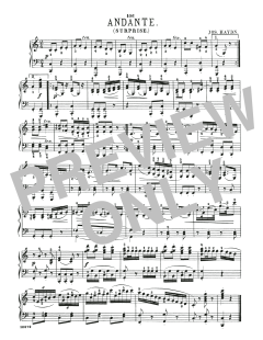 Andante In C Major ("Surprise") (Download) 