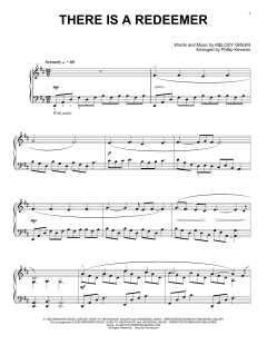 There Is A Redeemer [Classical version] von Keith Green (Download) 