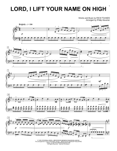 Lord, I Lift Your Name On High [Classical version] von Rick Founds (Download) 