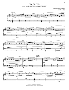 Scherzo, BWV 827 (Download) 