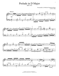 Prelude In D Major, BWV 925 (Download) 