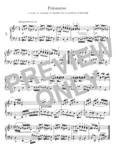 Polonaise In G Minor, BWV Appendix 125 von Johann Sebastian Bach (Download) 