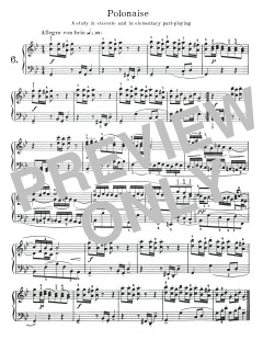 Polonaise In G Minor, BWV App 123 von Johann Sebastian Bach (Download) 