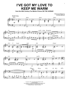 I've Got My Love To Keep Me Warm [Jazz version] von Irving Berlin (Download) 