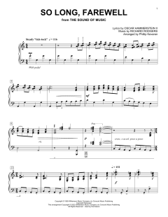 So Long, Farewell von Richard Rodgers (Download) 