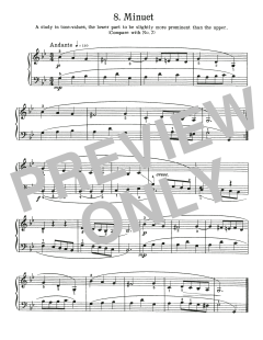 Minuet II In G Minor, BWV 822 von Johann Sebastian Bach (Download) 