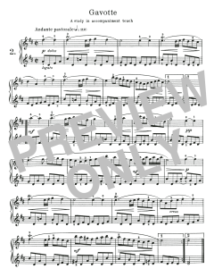 Gavotte II In D Major, BWV 811 von Johann Sebastian Bach (Download) 