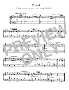 Minuet In G Major, BWV Anh. 114 von Christian Petzold (Download) 