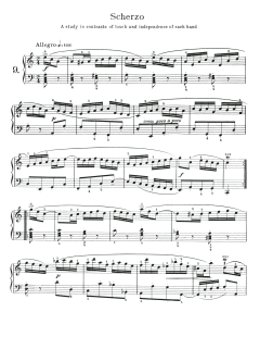 Scherzo, BWV 827 von Johann Sebastian Bach (Download) 