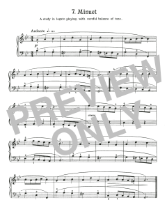 Minuet I In G Minor, BWV 822 von Johann Sebastian Bach (Download) 