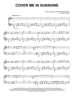 Cover Me In Sunshine von Maureen McDonald (Download) 