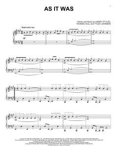 As It Was von Harry Styles (Download) 